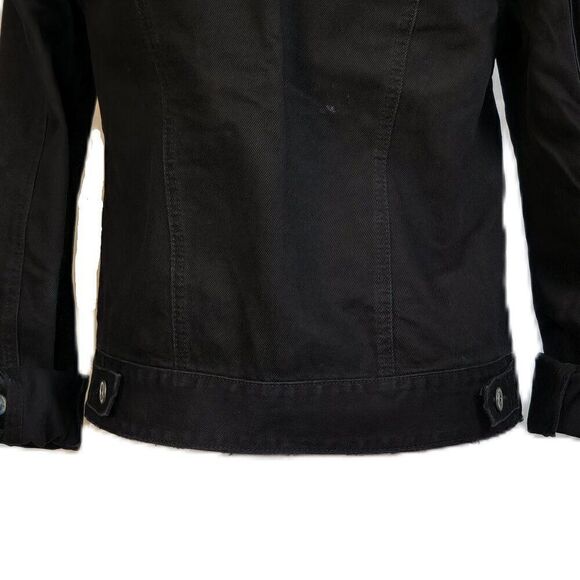 Vanilla Star Black Denim Jean Jacket Medium - Picture 7 of 9